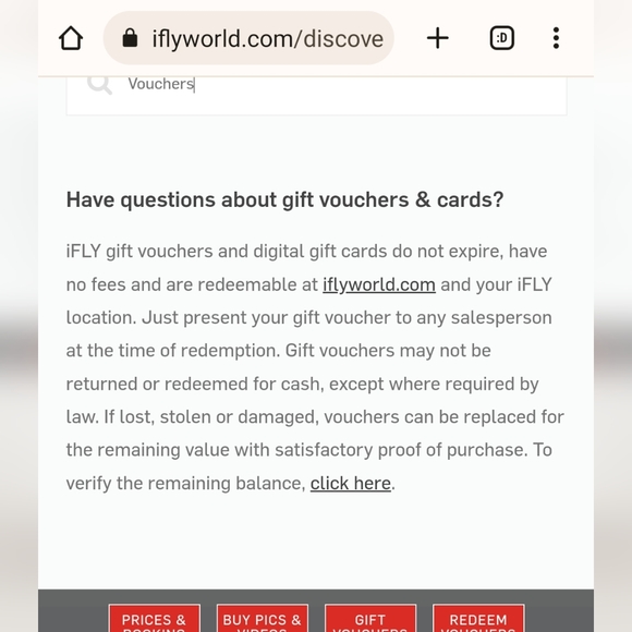 iFLY Indoor Skydiving Gift 2 Vouchers for 4 flights each 8 flights in all - Picture 4 of 5